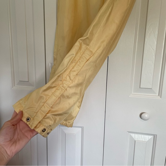 Vtg Y2K Adidas Gold Satin Track Pants Joggers Sz Medium Ankle Zip - Picture 4 of 15